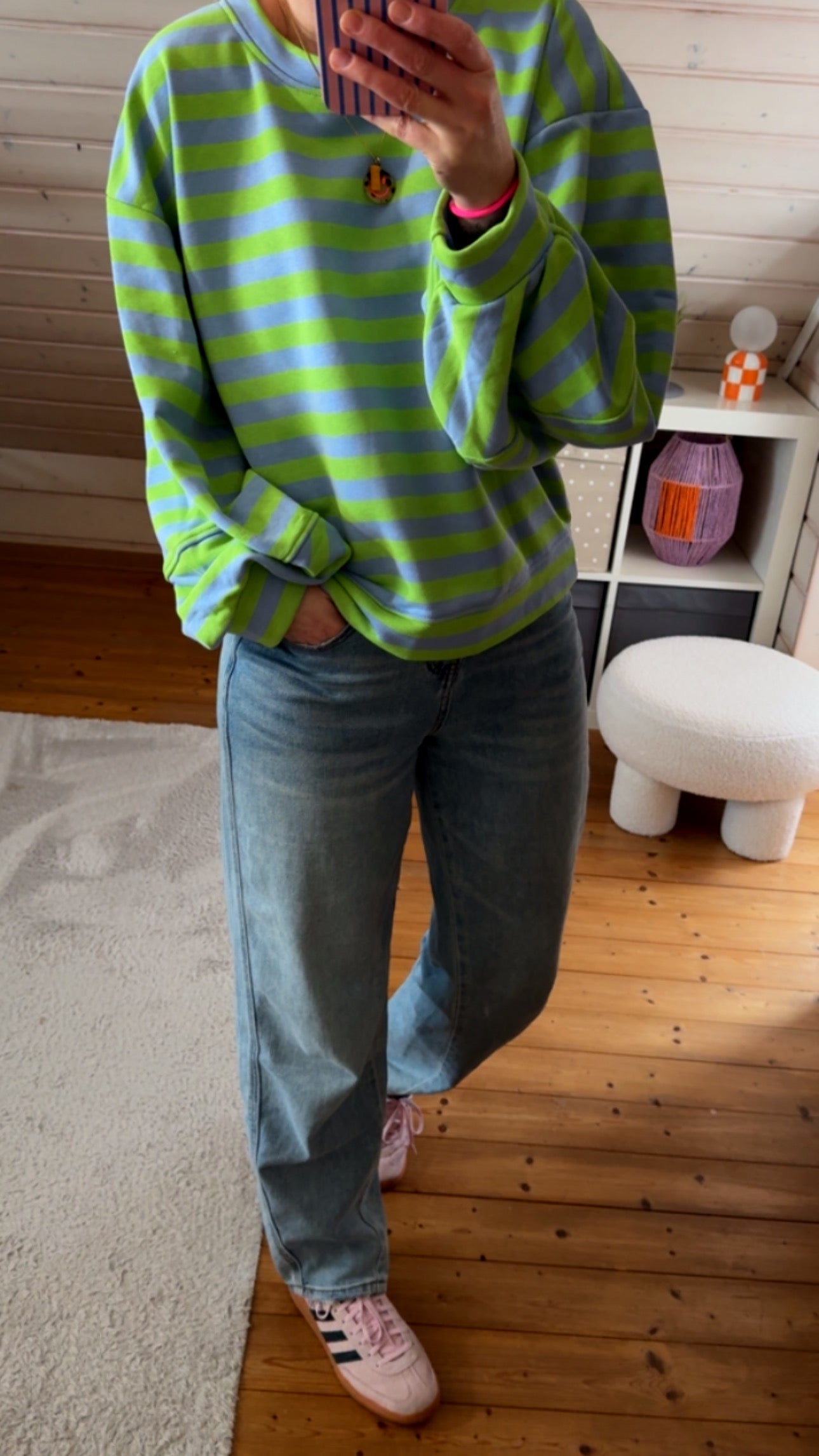 SWEATER PREMIUM STREIFEN FRENCH TERRY