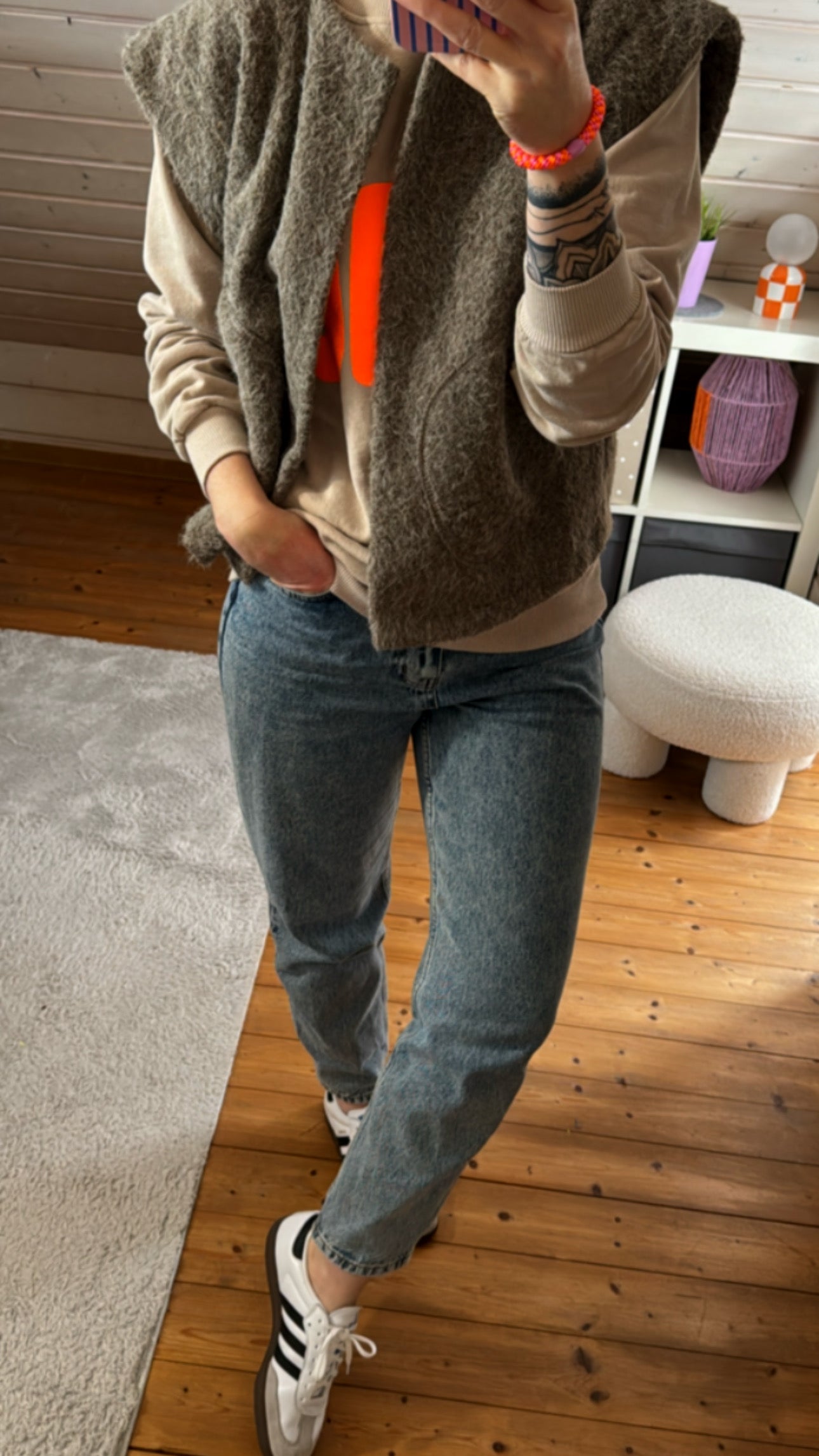 TEDDY Fleece Weste ärmellos