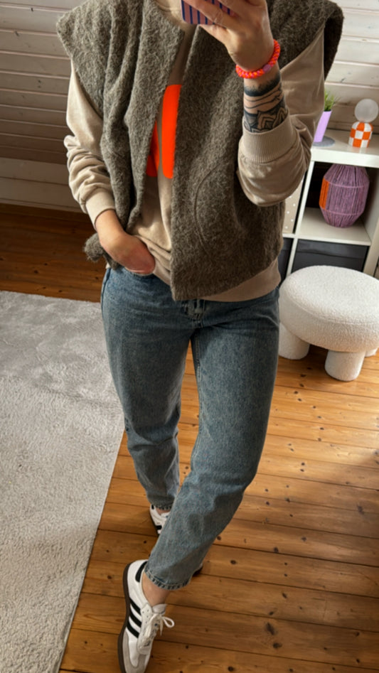 TEDDY Fleece Weste ärmellos