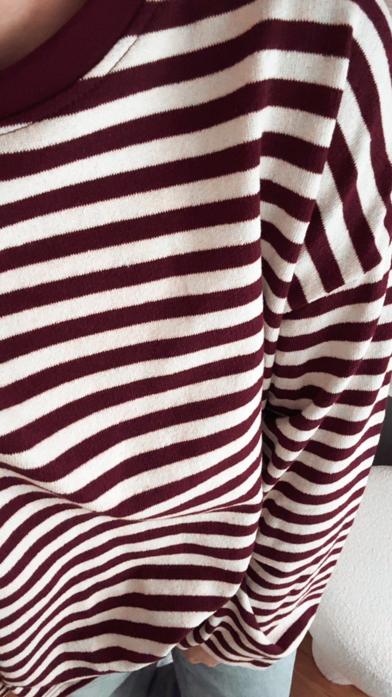 Streifen LONGSHIRT / FRENCH TERRY