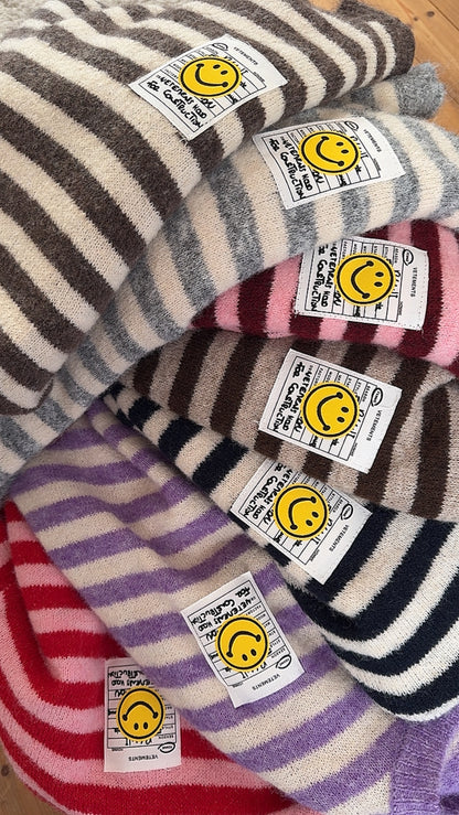 Pullover COLOUR Block Smile Onsesize