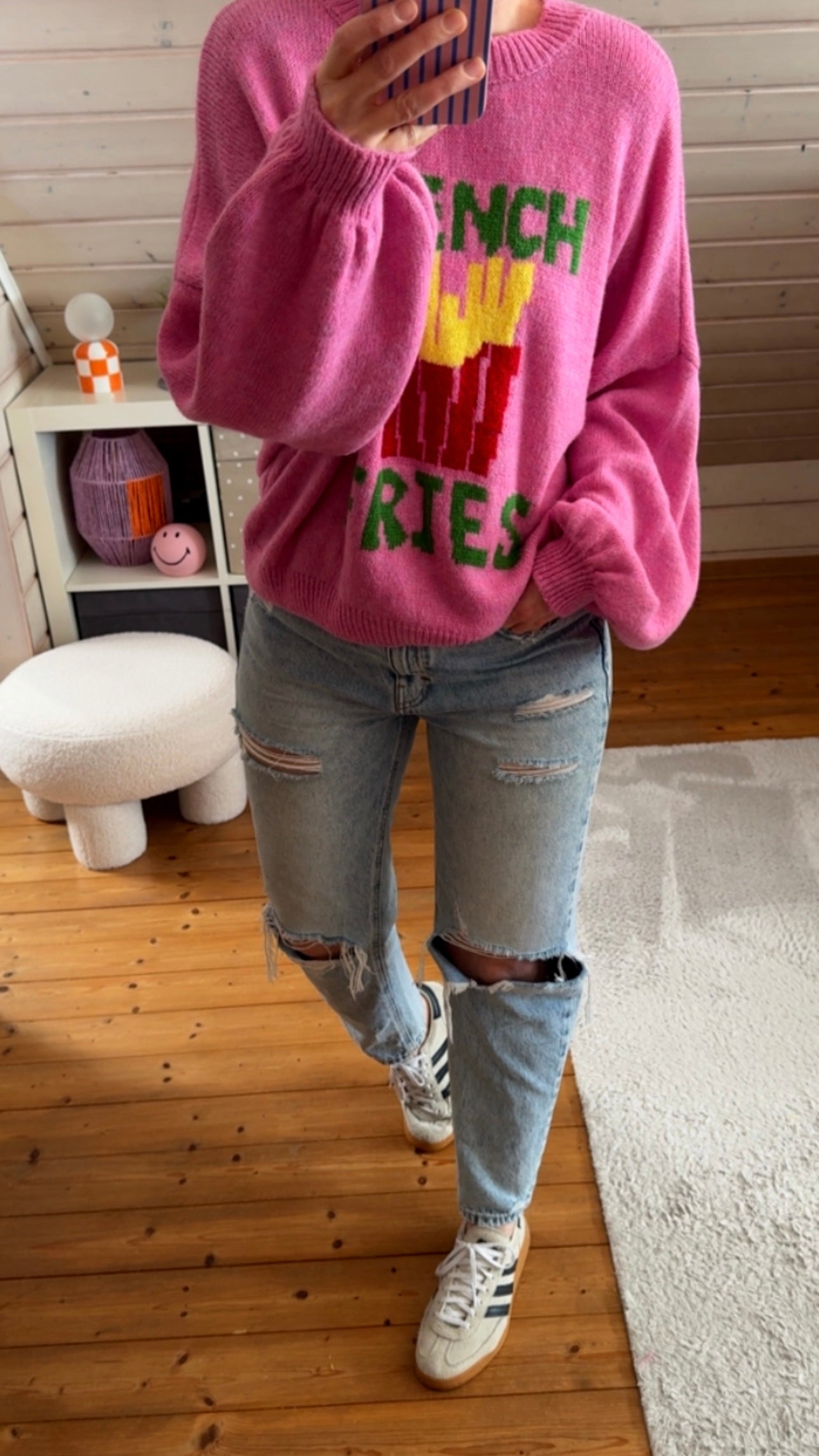 Strick Pullover leicht FRENCH FRIES