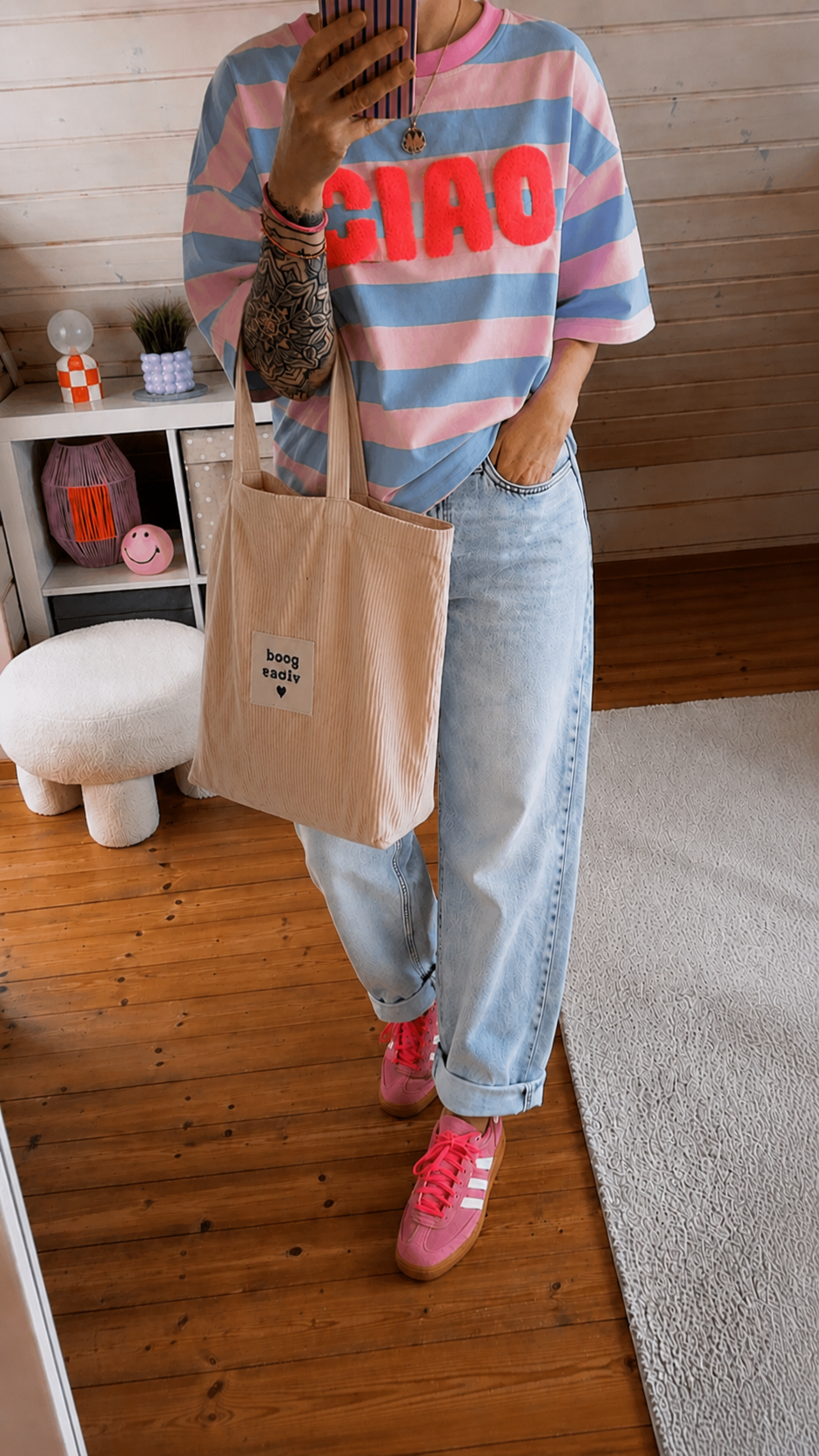 Streifen T-SHIRT PREMIUM / CIAO FLUFF