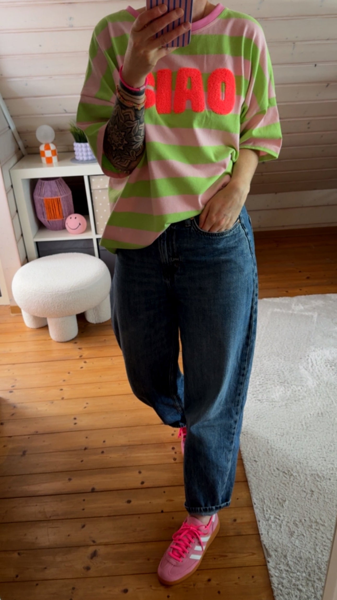 Streifen T-SHIRT PREMIUM / CIAO FLUFF