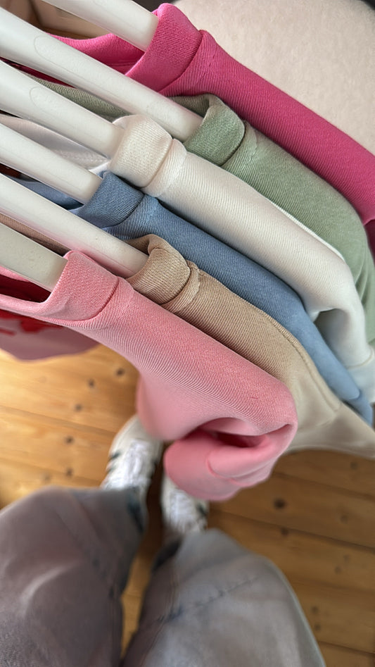 BASIC Sweater Shirt Kurzarm À LA PLAGE = AM STRAND