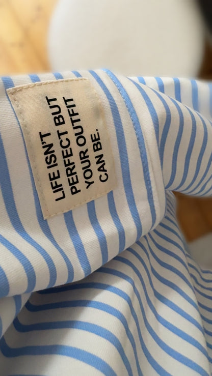 SWEATER PREMIUM TERRY STREIFEN / PERFECT OUTFIT