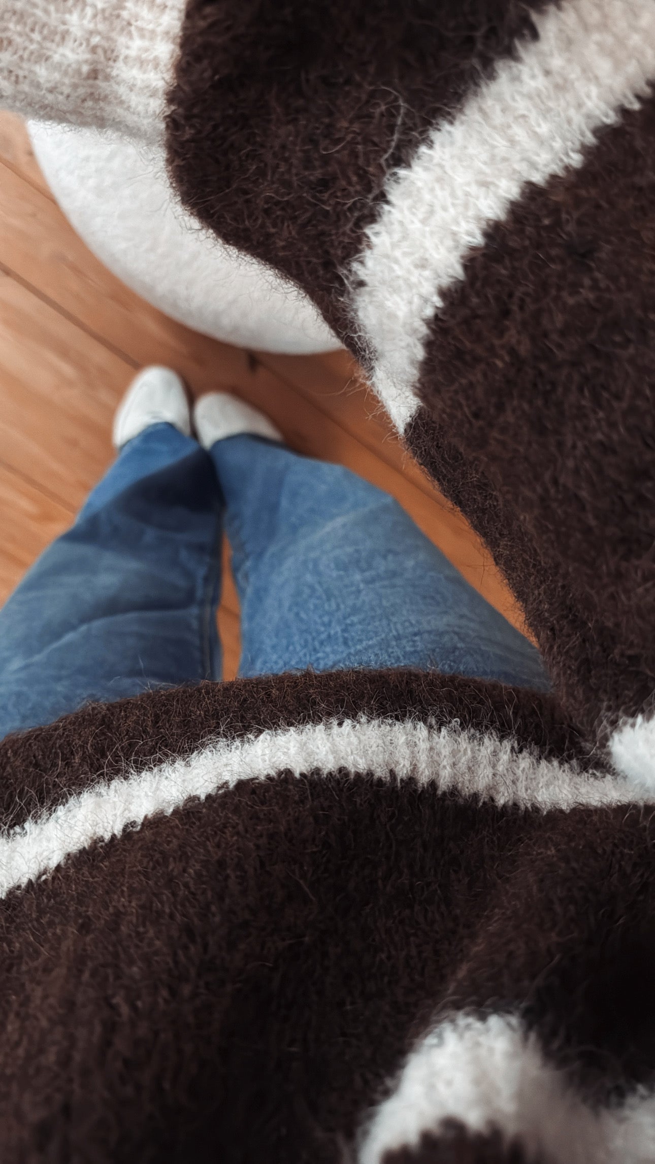 Strick Pullover Streifen