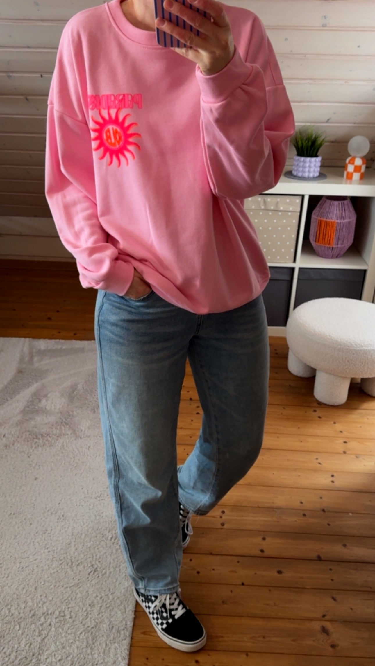 SWEATER PARADISE / 5 Farben RÜCKENPRINT