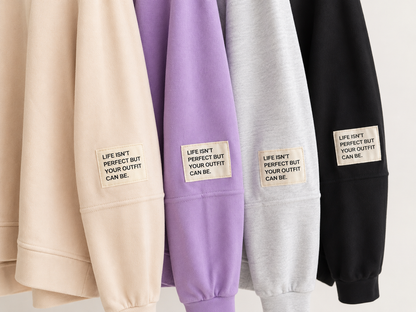SWEATER LIFE ISN‘T PERFECT Streifen (Kopie)