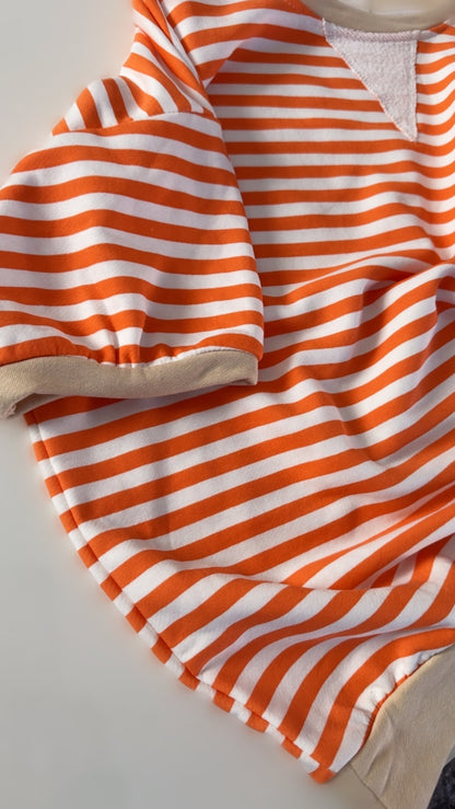 T-SHIRT FRENCH TERRY PREMIUM STREIFEN