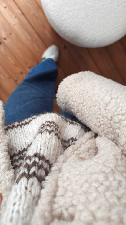 Strick Pullover Streifen