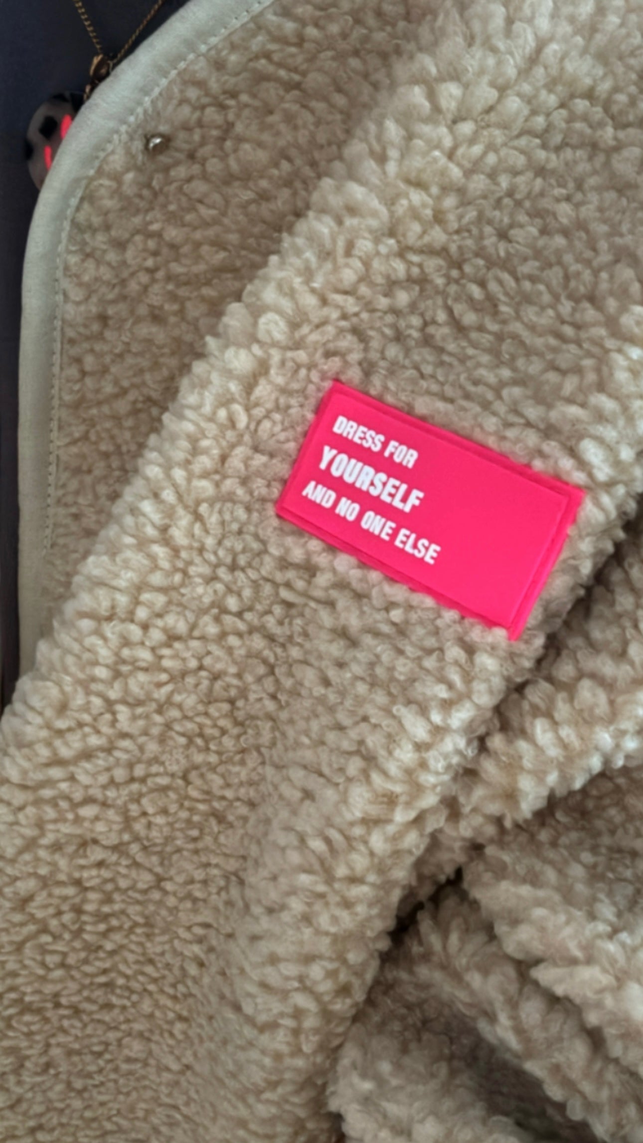 TEDDY Jacke langarm Neon Patch
