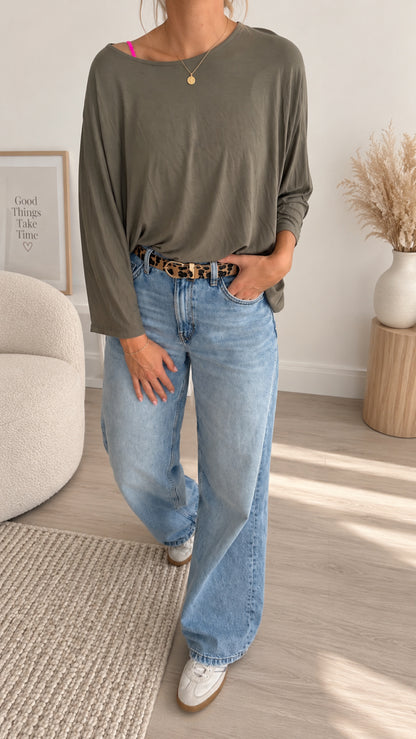BASIC LONGSHIRT UNI 6 Farben