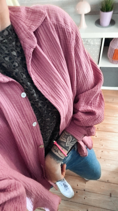 Musselin Bluse Onesize
