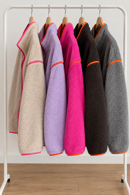 TEDDY Jacke Druckknopf langarm COLOURBLOCK