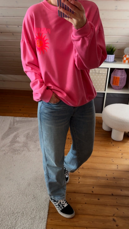 SWEATER PARADISE / 5 Farben RÜCKENPRINT