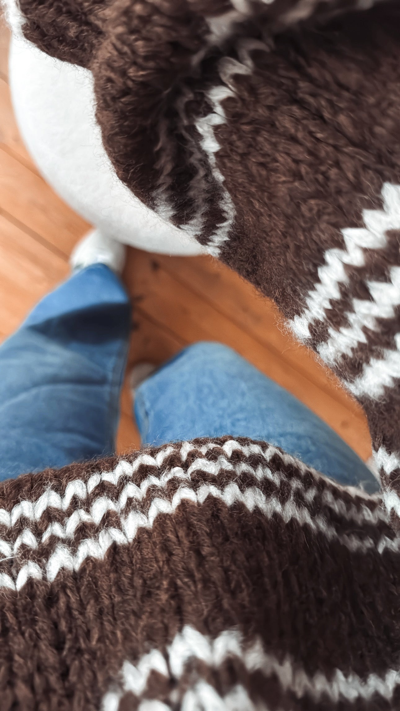 Strick Pullover Streifen