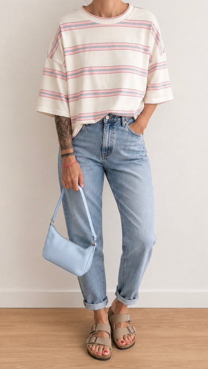 T-Shirt STREIFEN 4 Farben