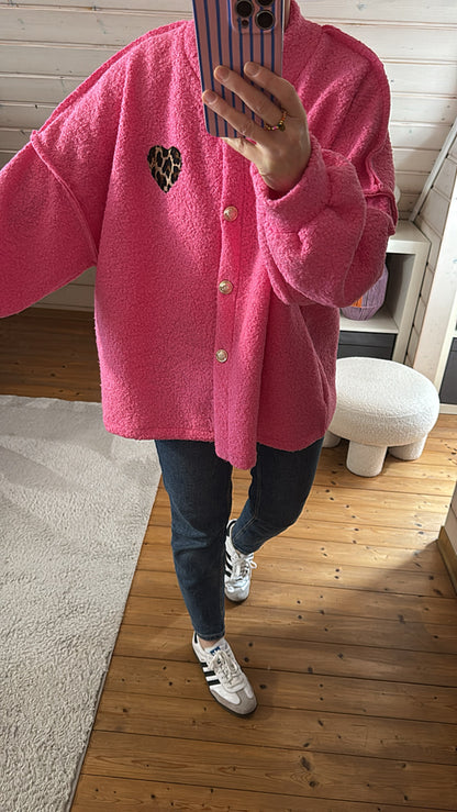 TEDDY Jacke Leo Herz Detail