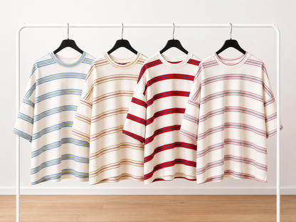 T-Shirt STREIFEN 4 Farben