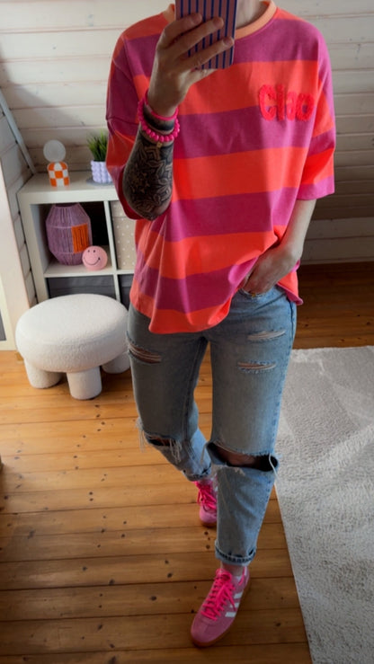 Streifen T-SHIRT PREMIUM / CIAO FLUFF