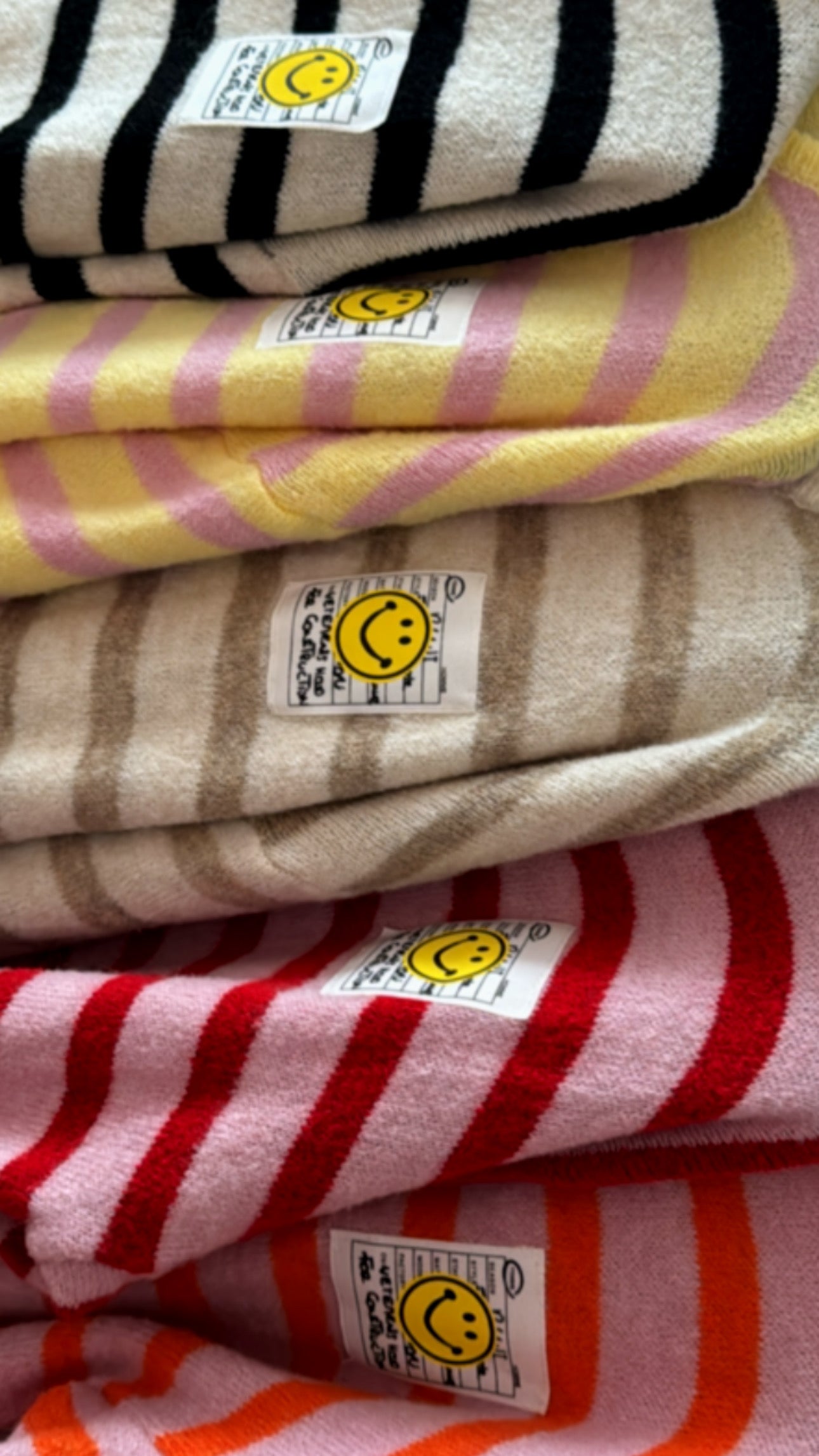 Cardigan COLOUR Block Smile Onsesize