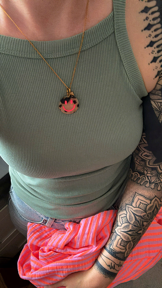 Ketten Anhänger Charm Smiley