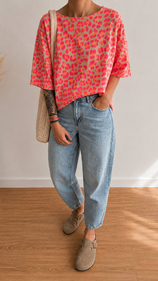 T-SHIRT / SHORTS FRENCH TERRY / LEO Mix & Match
