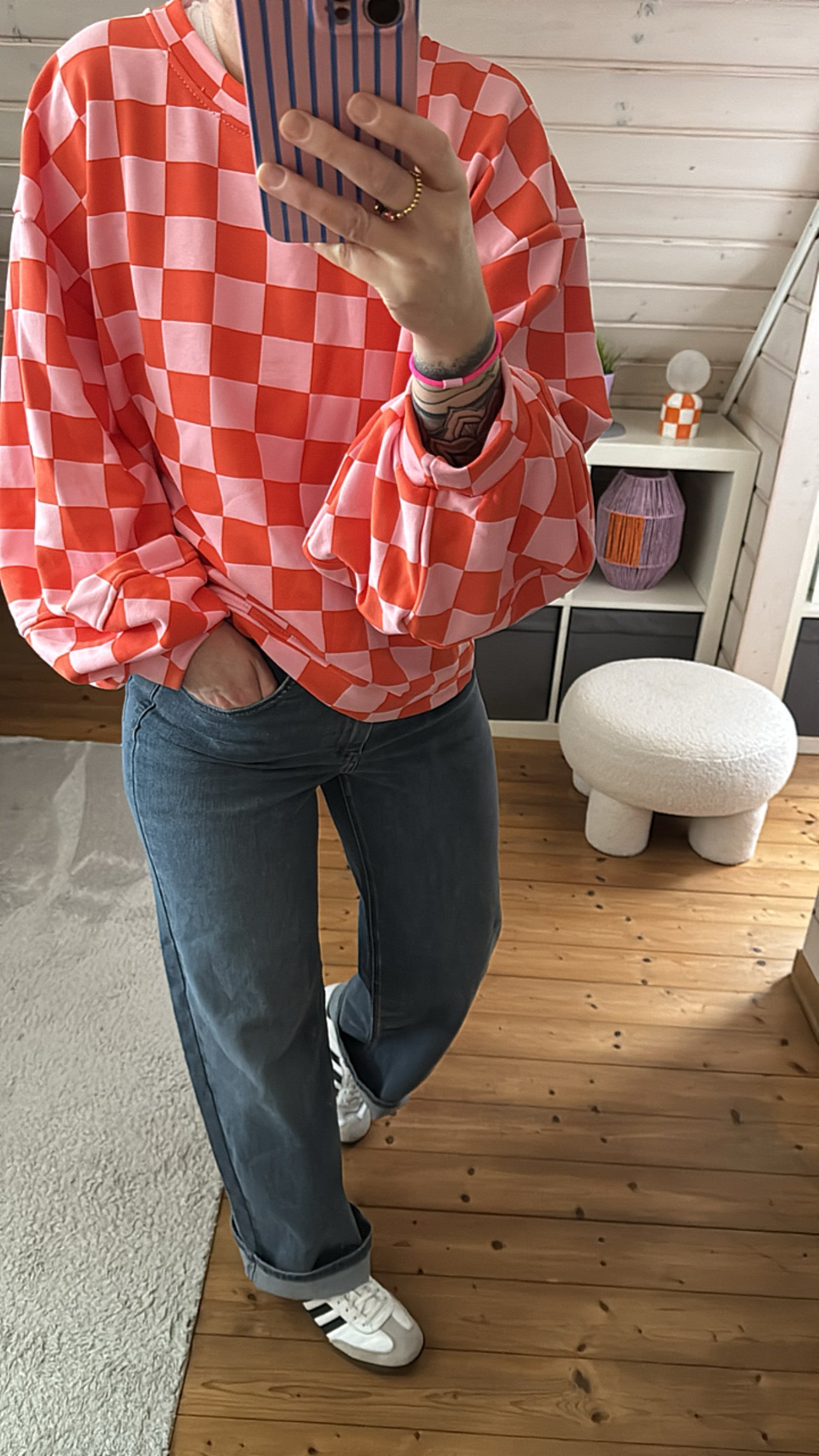 SWEATER PREMIUM KAROS FRENCH TERRY