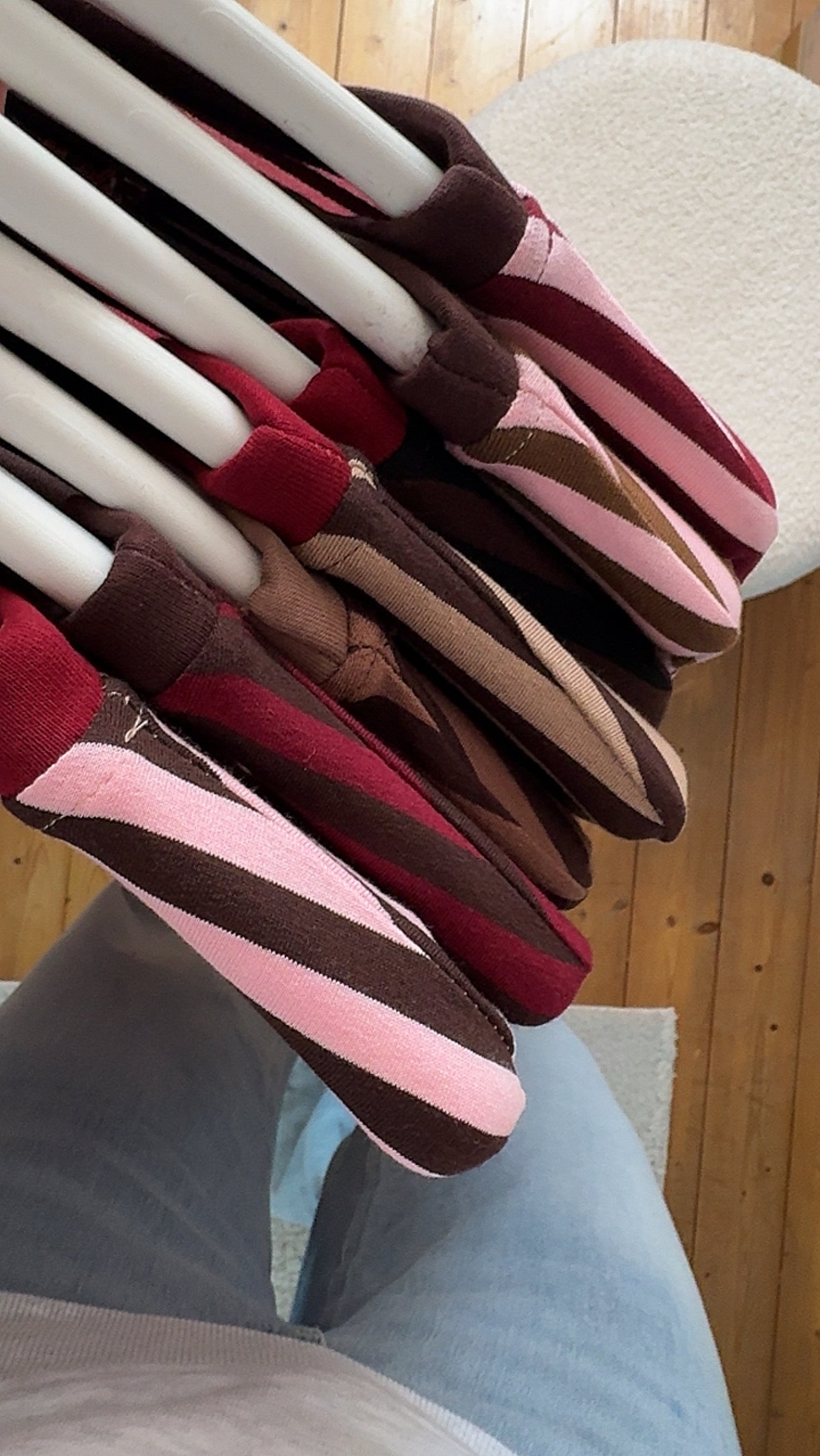 Streifen LONGSHIRT French Terry 7 Farben