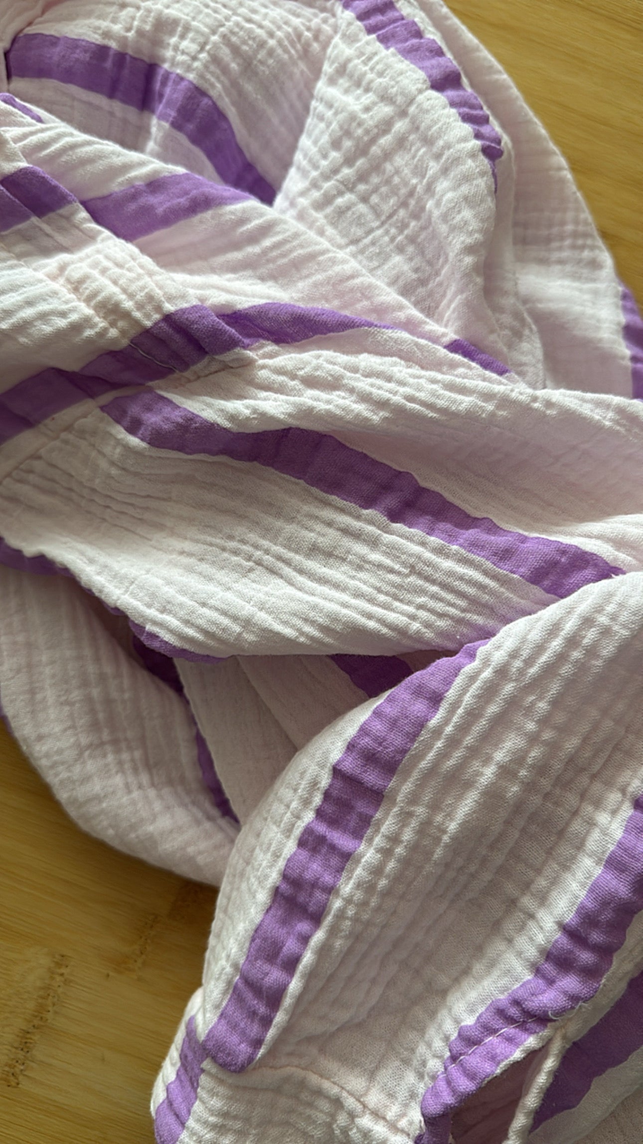 Musselin Bluse Onesize STRIPES %