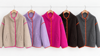 TEDDY Jacke Druckknopf langarm COLOURBLOCK