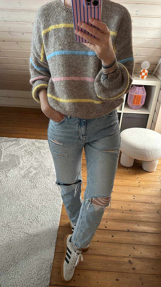 Strickpullover Stripes