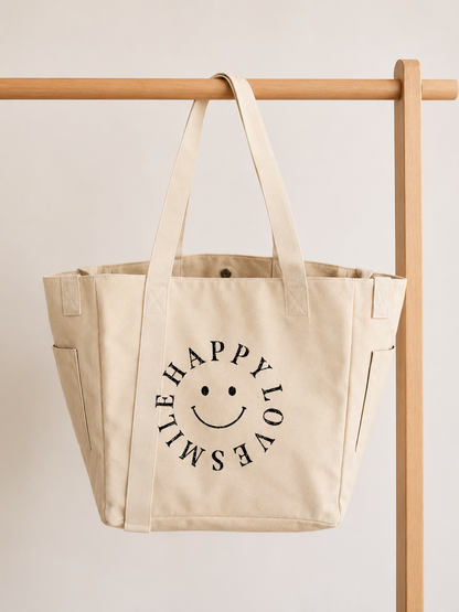 Beachtasche XL Shopper HAPPY•LOVE•SMILE