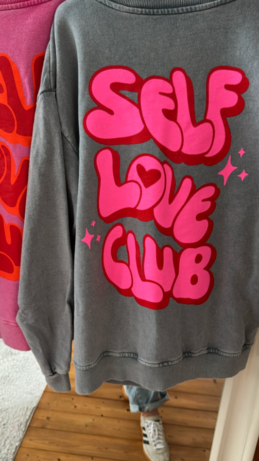 SWEATER SELF LOVE CLUB Rückenprint