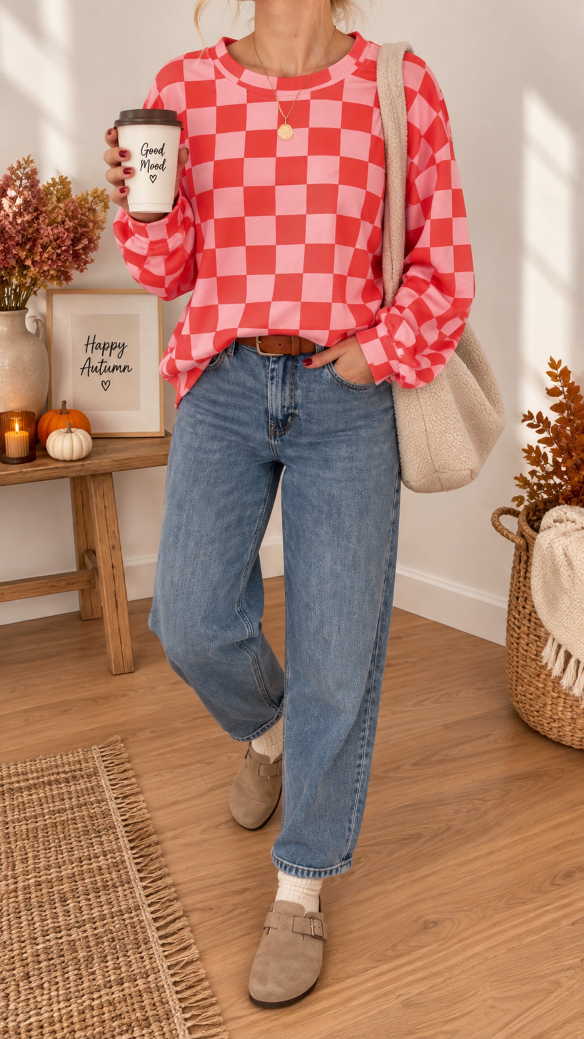SWEATER PREMIUM KAROS FRENCH TERRY