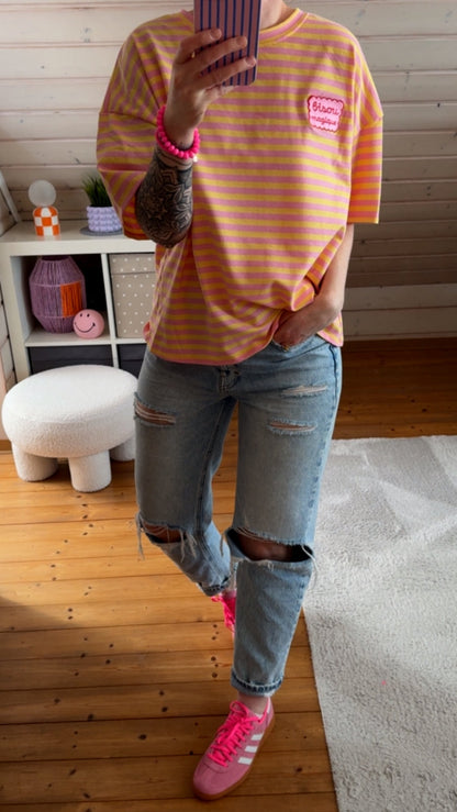 T-Shirt STREIFE French Terry BISOU
