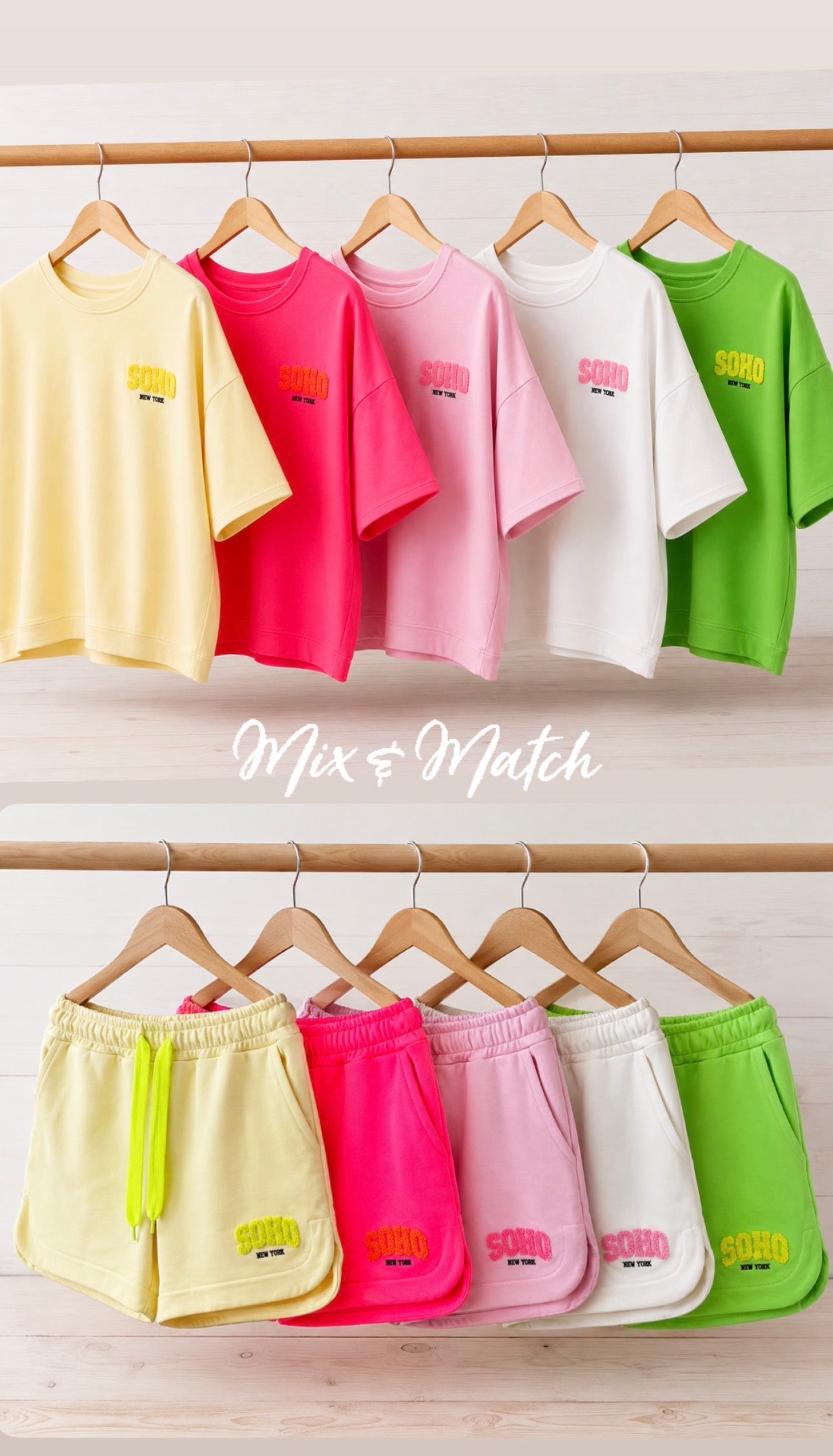 Shorts / Shirt SOHO FLUFF Onesize Mix & Match