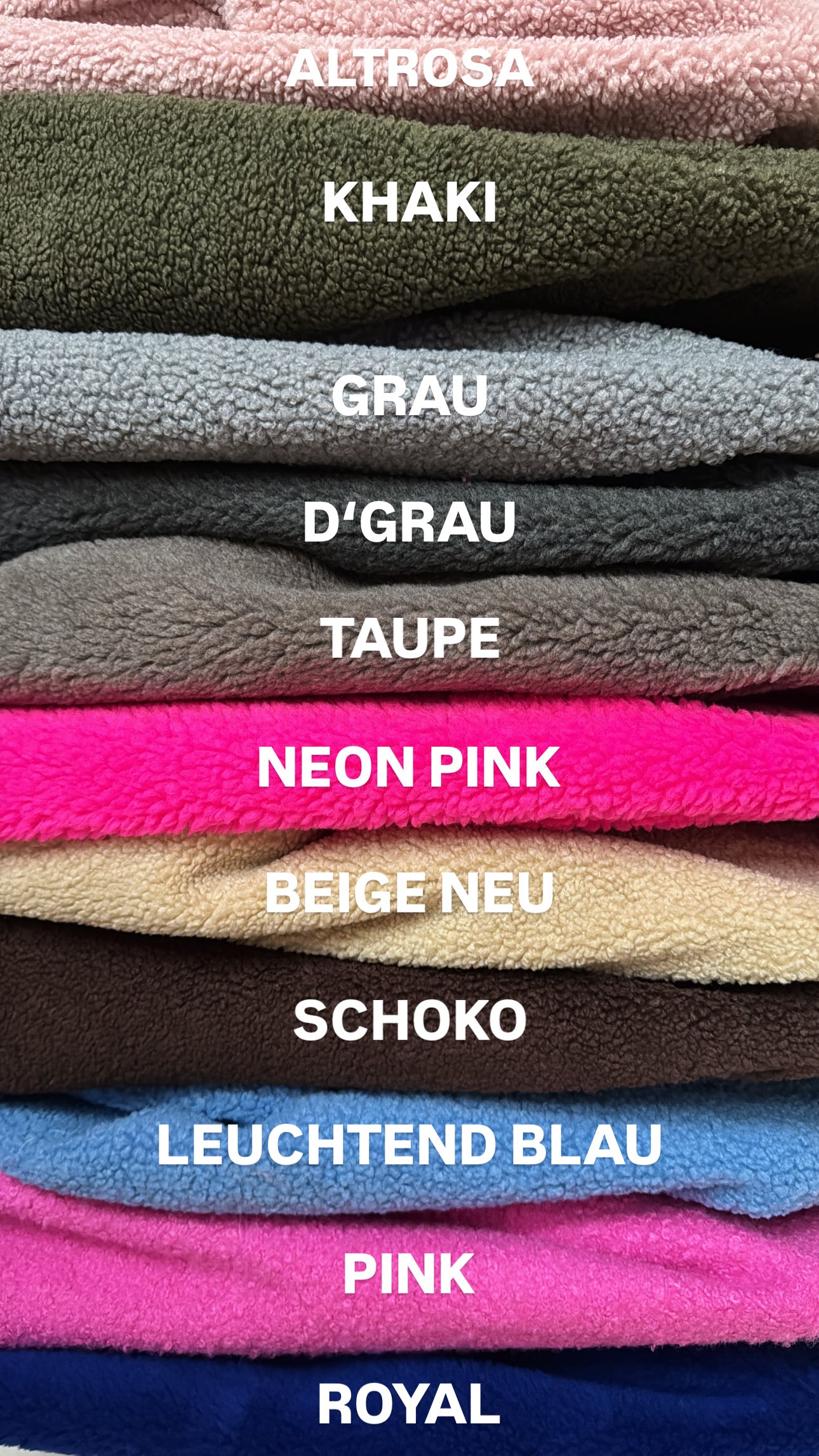 TEDDY Jacke ZIP langarm Neon Patch