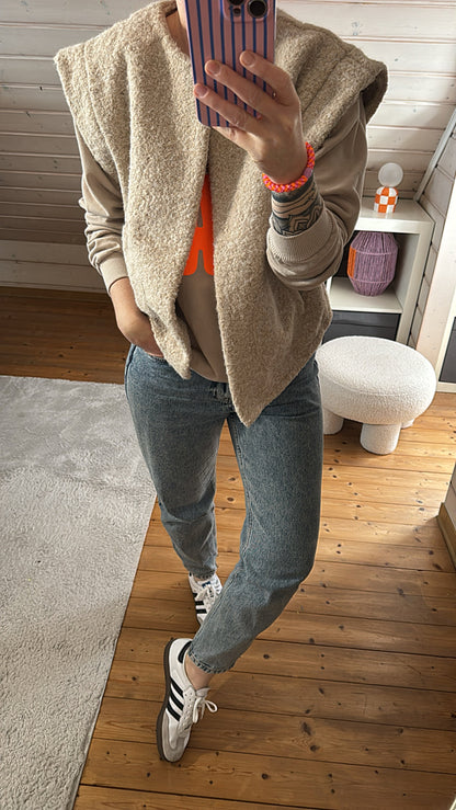 TEDDY Fleece Weste ärmellos