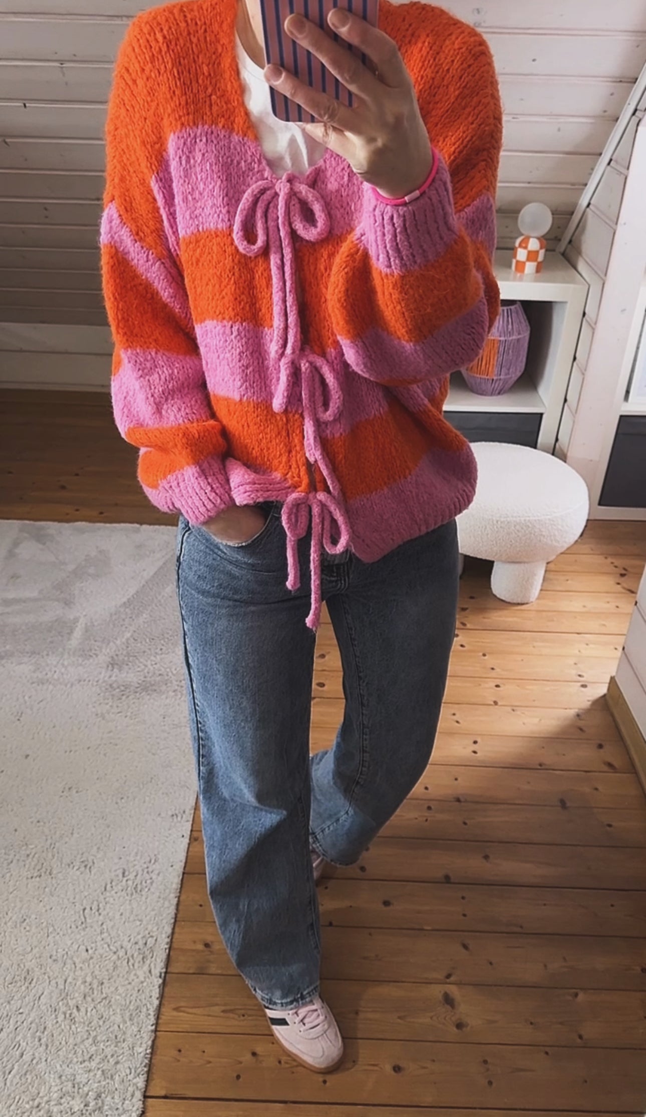 Cardigan COLOUR Block Onsesize