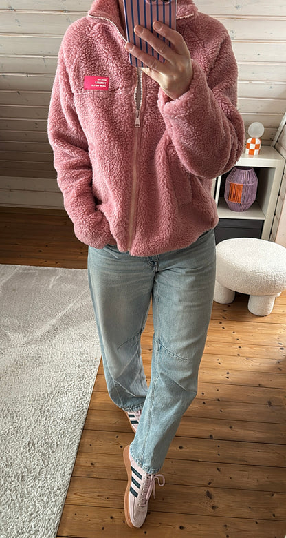 TEDDY Jacke ZIP langarm Neon Patch