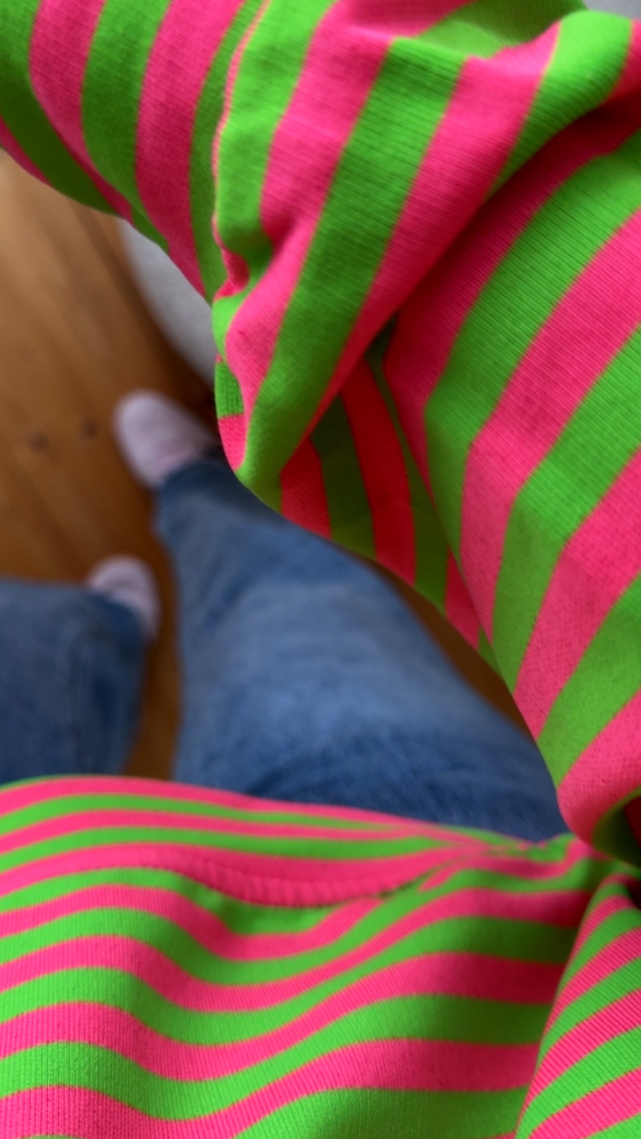 Streifen LONGSHIRT / SWEATER leicht AMOUR / 5 Farben