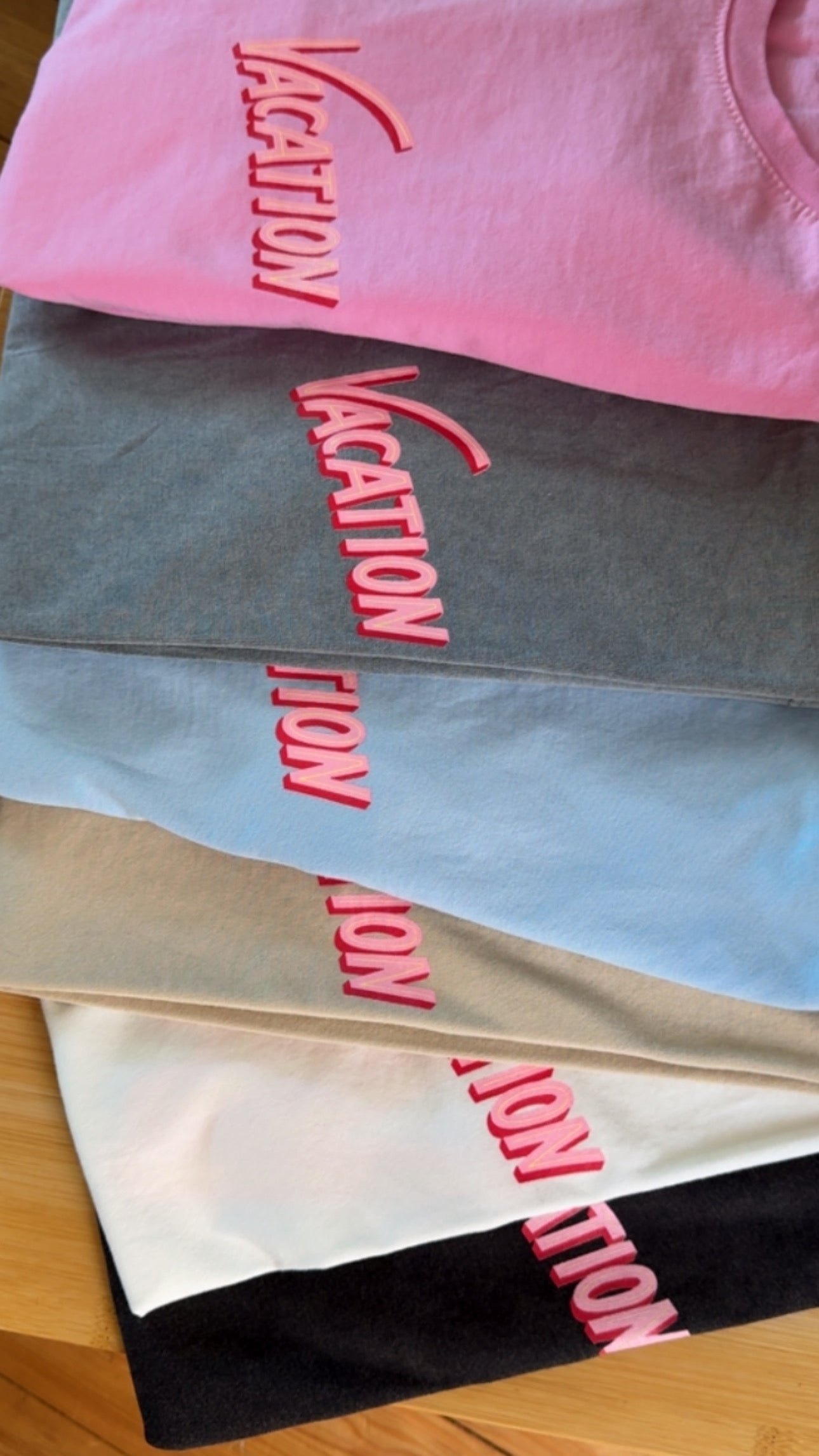 T-SHIRT VACATION PREMIUM + RÜCKENPRINT