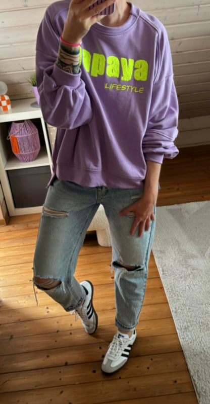 SWEATER FLUFFY Papaya LIFESTYLE