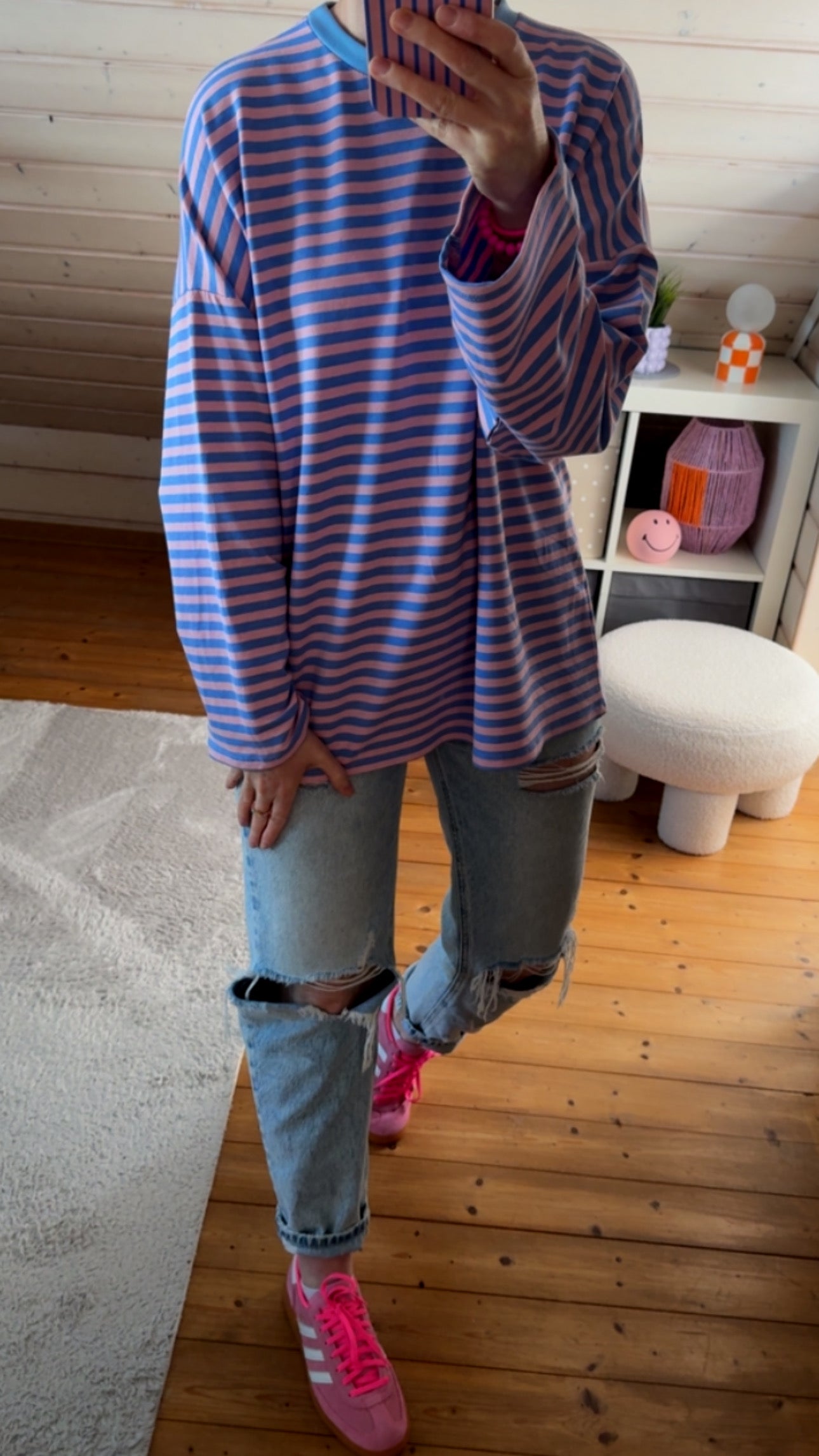 Streifen LONGSHIRT WEEKEND Oversize
