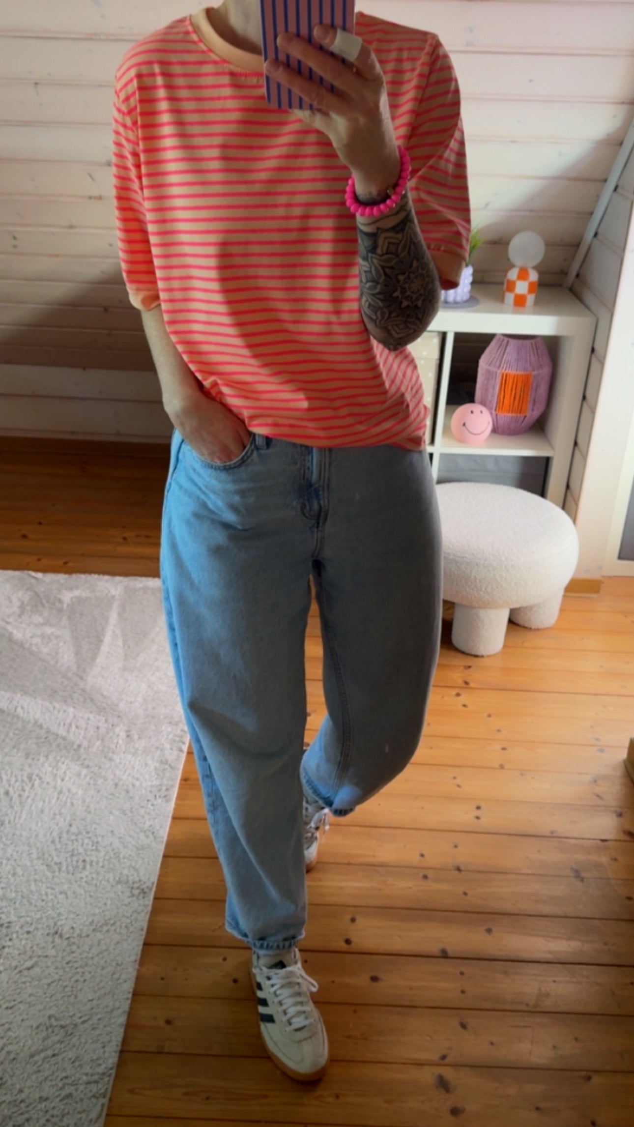 BASIC T-Shirt 5 FARBEN COLOUR BLOCK
