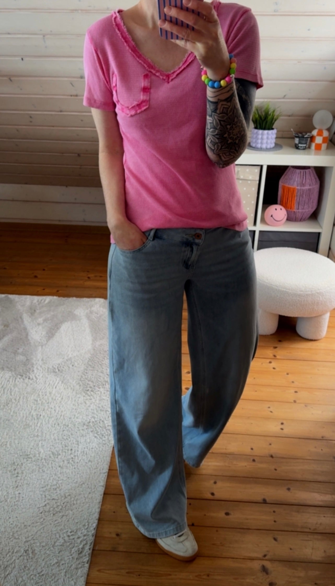BASIC T-SHIRT USED 7 FARBEN