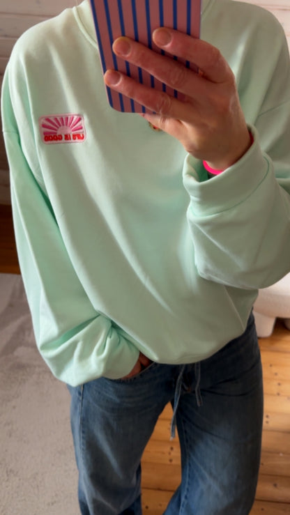 SWEATER LIFE IS GOOD / 6 Farben