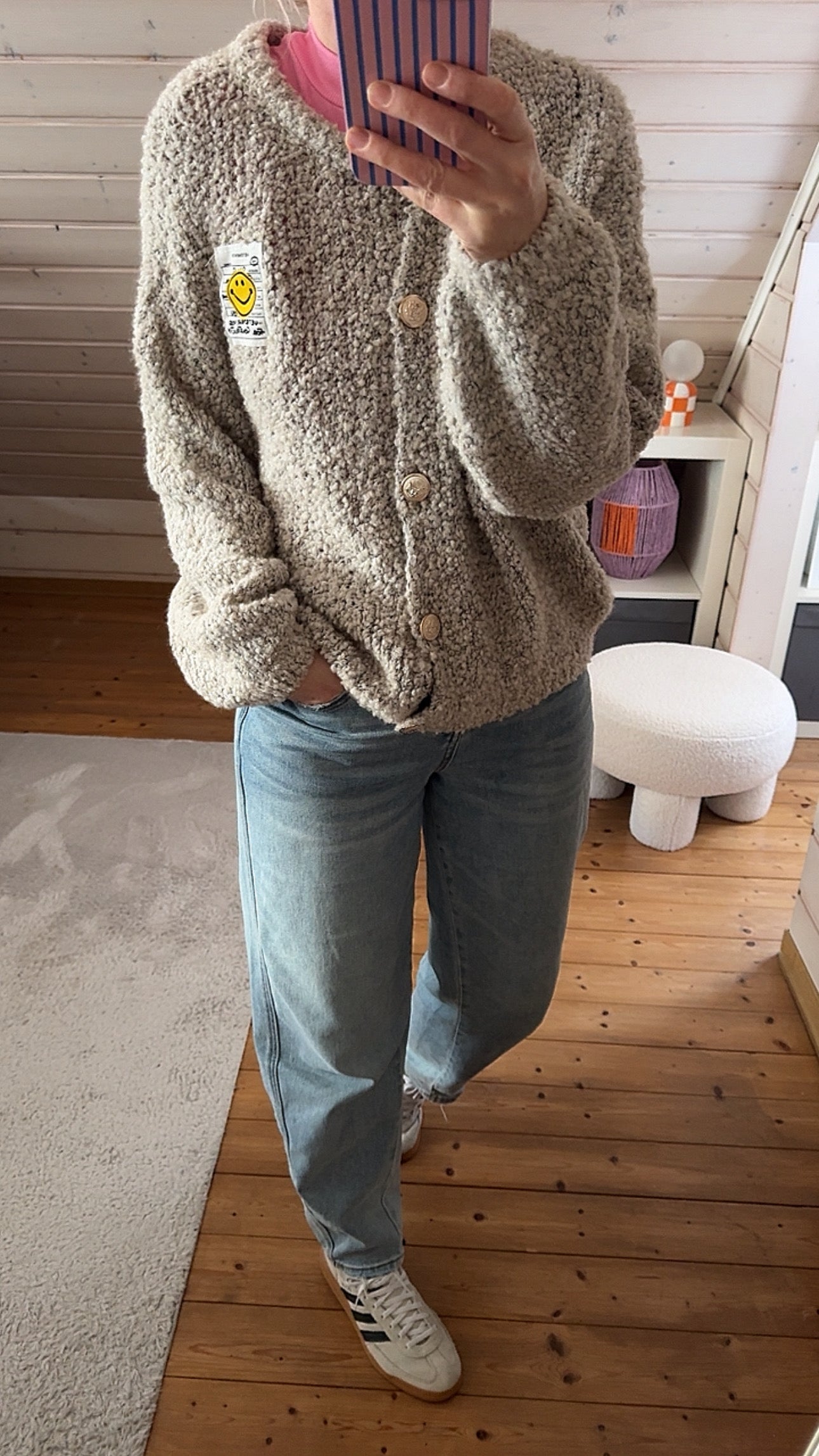 Cardigan Bouclé Onsesize SMILE